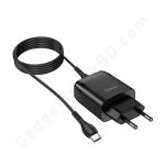 Hoco C72Q Type-C Glorious QC3.0 Wall charger set with cable