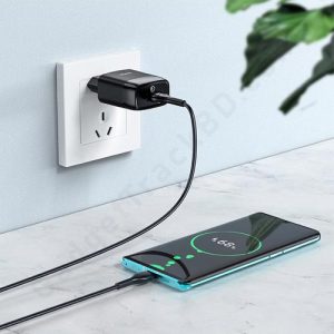 Hoco C72Q Type-C Glorious QC3.0 Wall charger set with cable