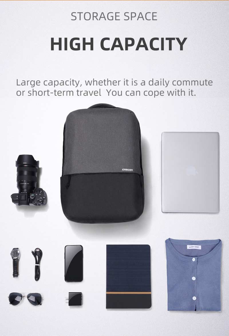 JOYROOM-JR-BP593-Dual-Color-Water-Repellent-Vibrant-Sloulder-Backpack-Bag-3