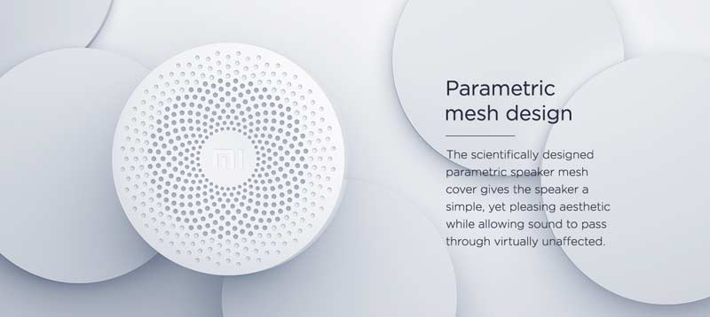 Mi compact bluetooth speaker 2 is parametric mesh designed