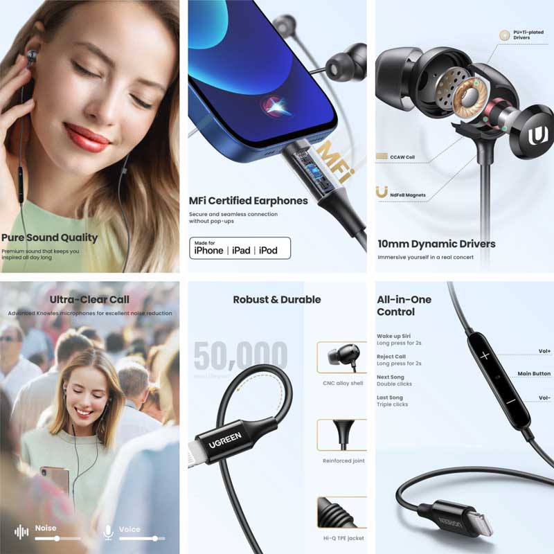 ugreen-lightning-earphone-features