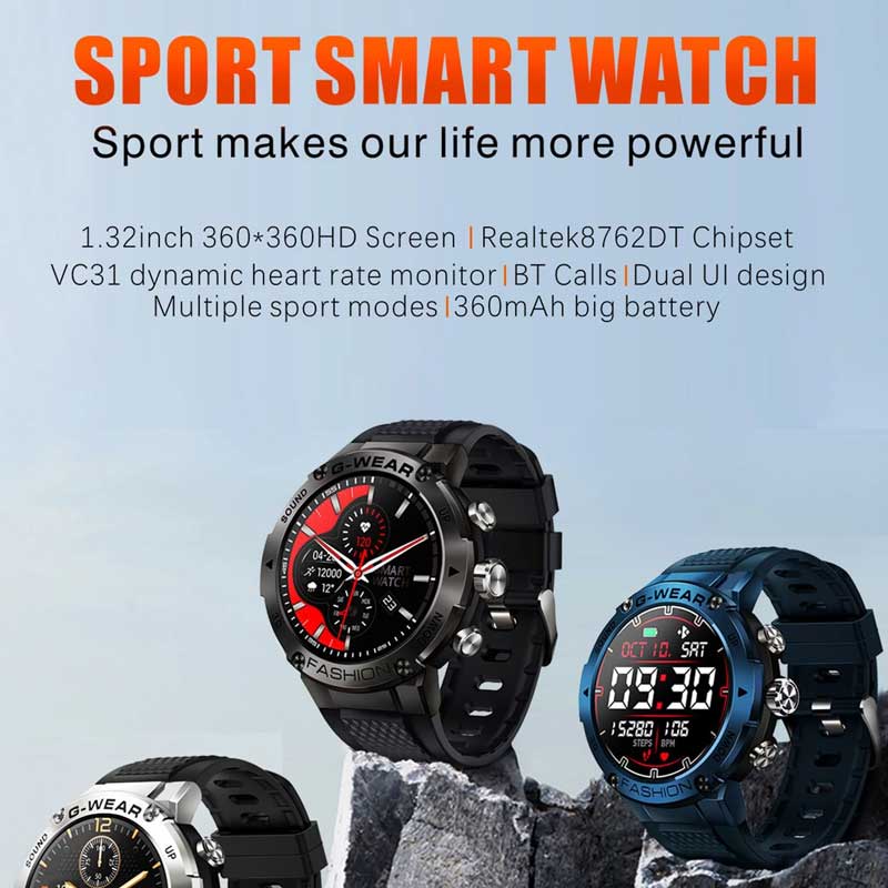 LEMFO-K28H-Sports-Smart-Watch-With-1.3-inch-IPS-Display-1