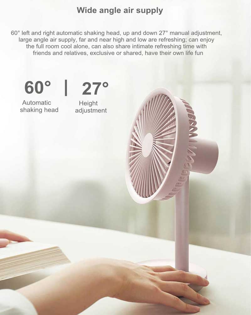 Xiaomi-Solove-F5-4000mAh-Rechargeable-Desktop-Fan-8