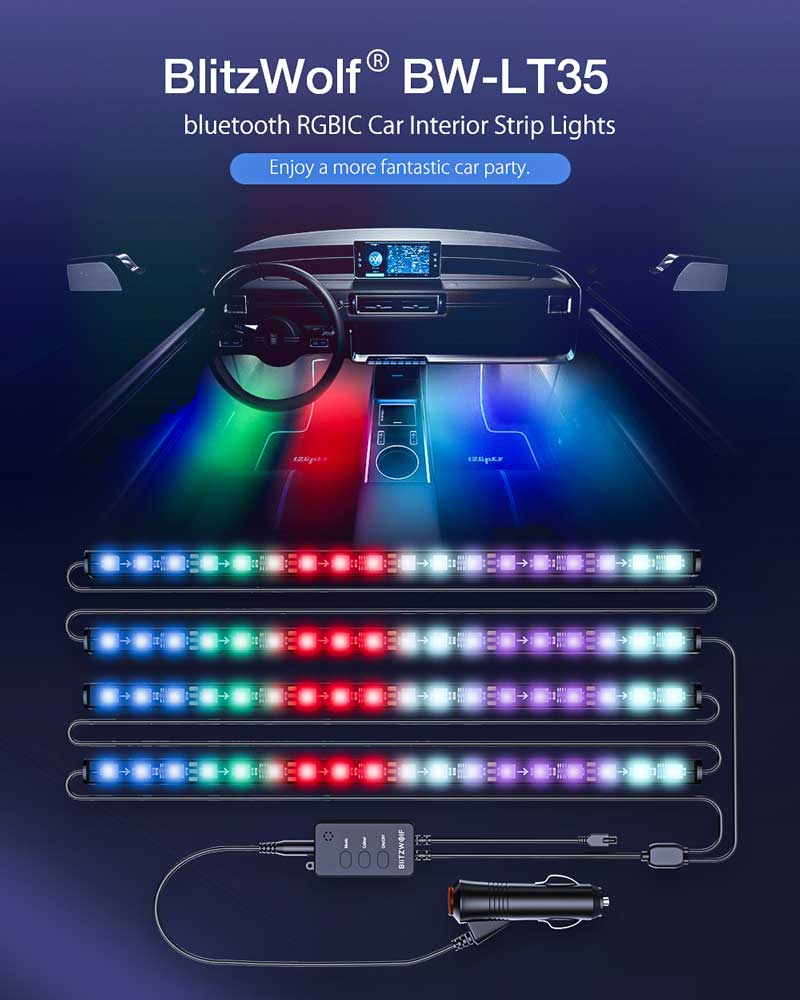 BlitzWolf-BW-LT35-bluetooth-RGBIC-Car-Interior-Strip-Light-01