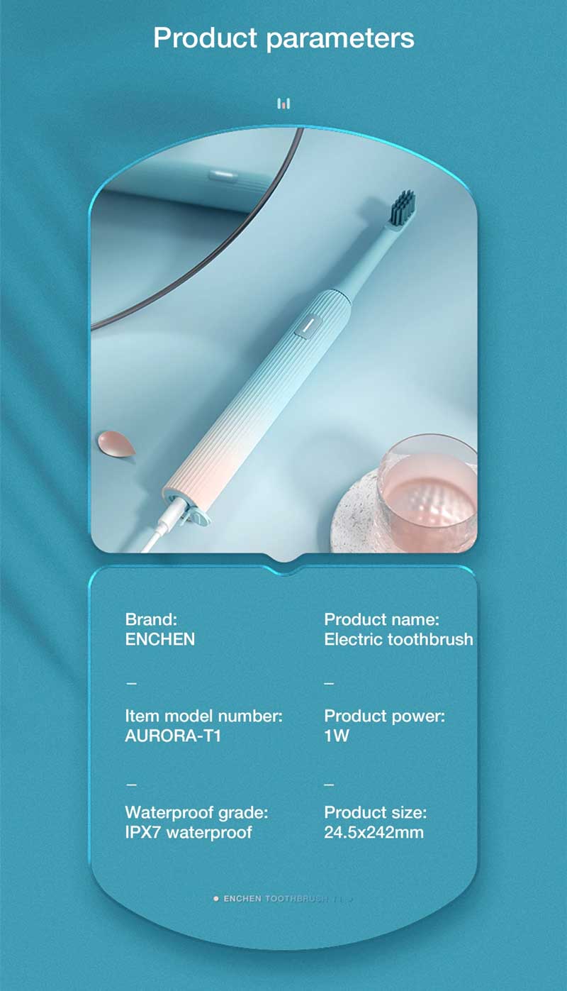 parameters-of-enchen-mint-5-electric-toothbrush