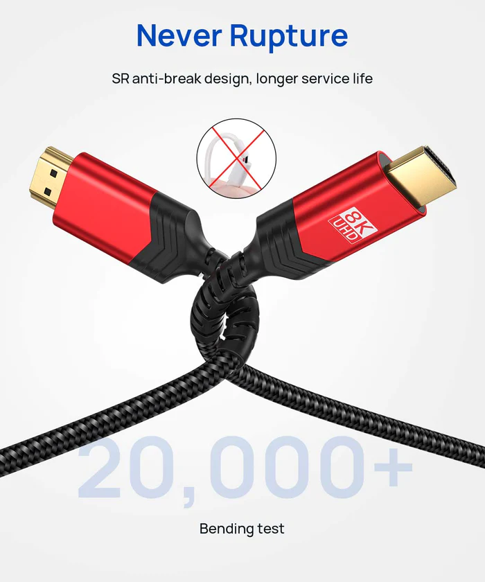 Jsaux HDMI to HDMI 8K 60Hz 2 Meter Cable s1
