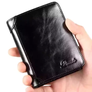 Dante Genuine Leather RFID Blocking Wallet black