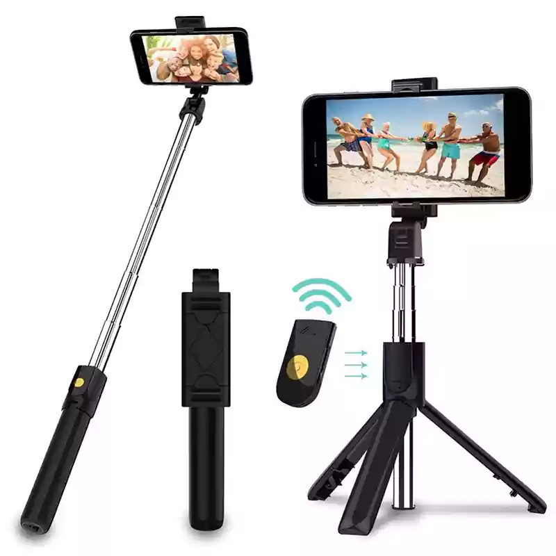 K07 Bluetooth Selfie Stick Tripod Stand With Remote Control 1