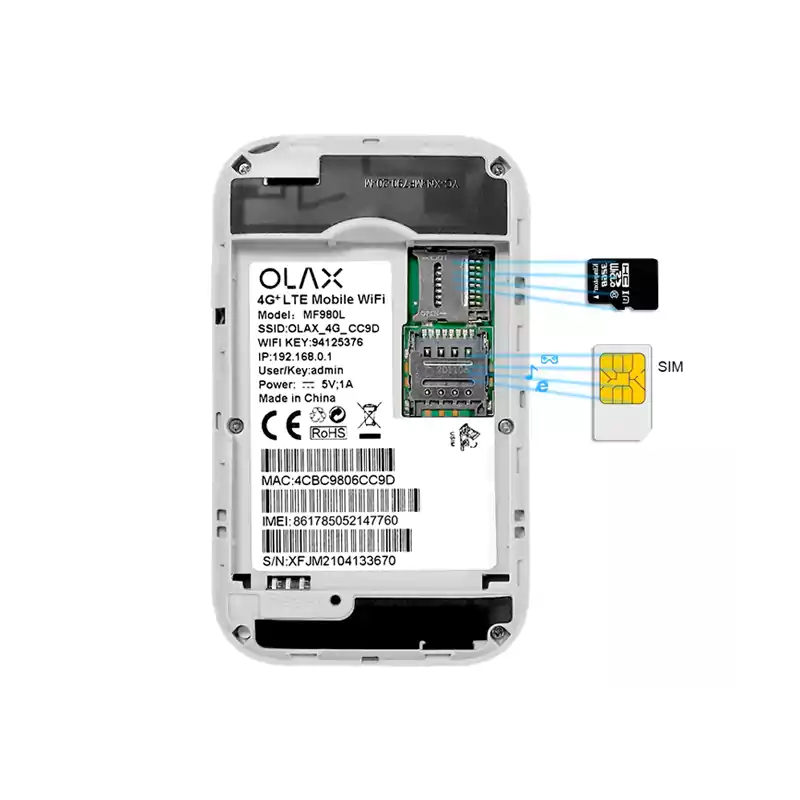 OLAX MF980L 4G 150Mbps Pocket Router 3