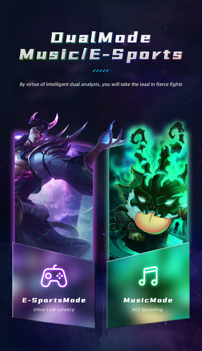 Awei T28 Pro True Wireless RGB Gaming Earbuds 3