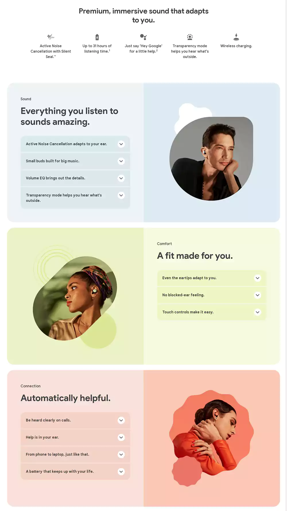Google Pixel Buds Pro TWS Earbud features