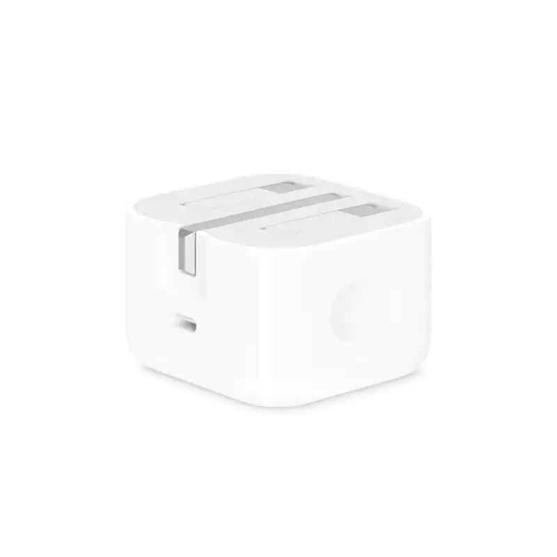 Apple 20W USB-C Power Adapter Folding Pins white a2344