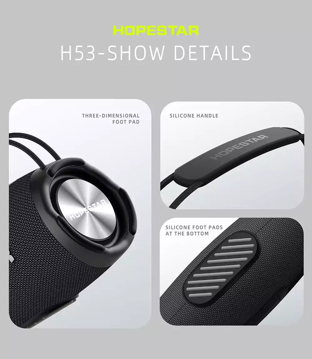 Hopestar H53 Bass Boost Wireless Speaker 5