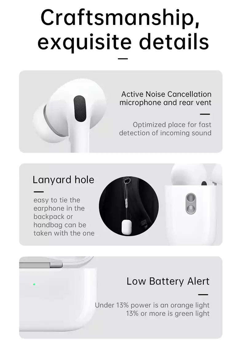 WiWU Airbuds Pro 2 Wireless Bluetooth In-Ear Earphone 8