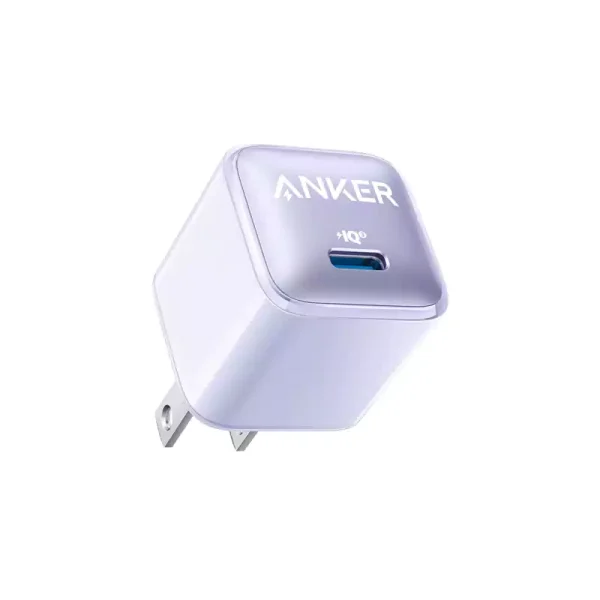 Anker 511 Nano Pro 20W Charging Adapter lavender