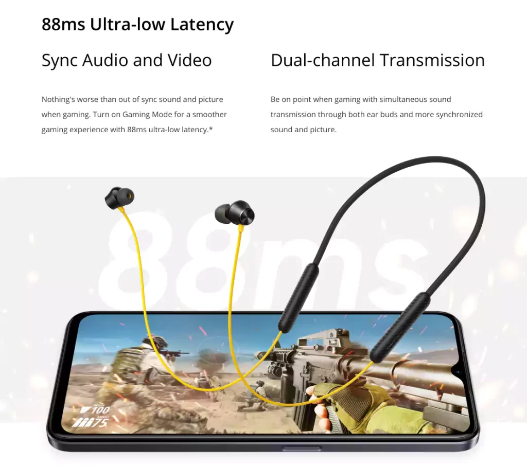 Realme Buds Wireless 2S Bluetooth Neckband Earphone 4