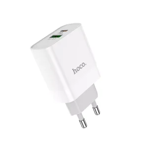 Hoco C80A PD 18W QC 3.0 EU Plug Charging Adapter