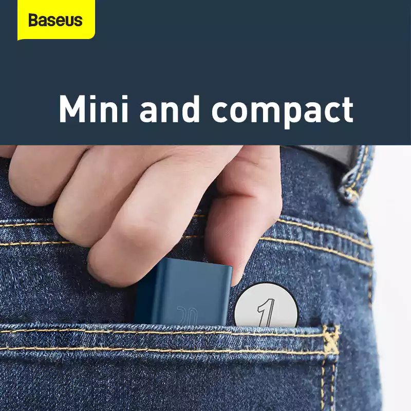 Baseus Super Si Quick Charger 1C 20W with Type-C to Lightning Cable 2