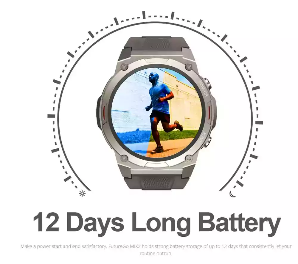 HiFuture FutureGo Mix 2 AMOLED Bluetooth Calling Smartwatch 8