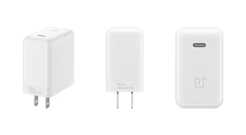 Original OnePlus Warp Charge 65W Power Adapter - USB-C, White, For OnePlus 9, 8, Pro & More