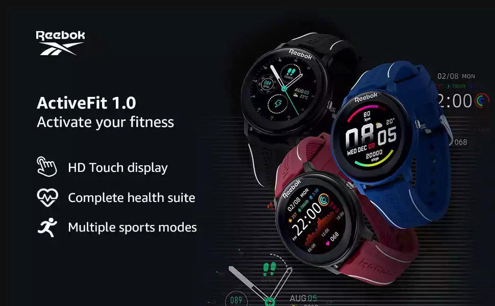 Reebok ActiveFit 1.0 Smartwatch red 1