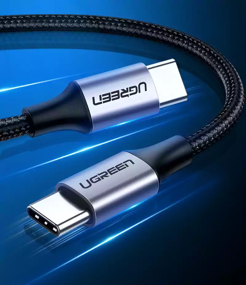 Ugreen US261 USB Type-C to Type-C 60W Fast Charging Cable 2