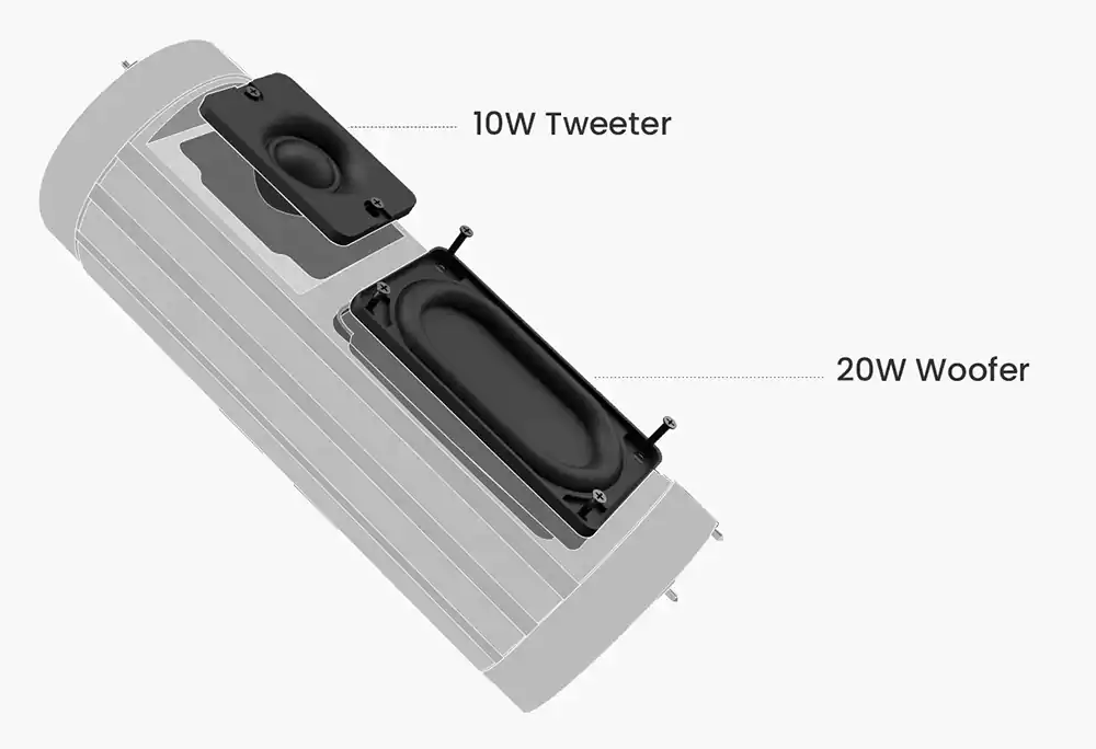 HiFuture Ripple Portable 30W Wireless Speaker 2