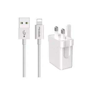 Mcdodo 12W Dual USB Output Travel Charger Set with Lightning Cable
