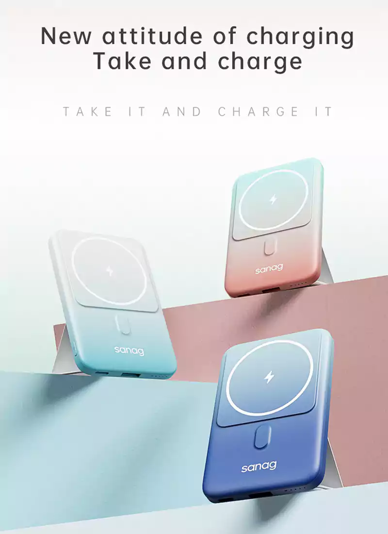 Sanag C06 10000mAh PD 20W Magnetic MagSafe Powerbank-2