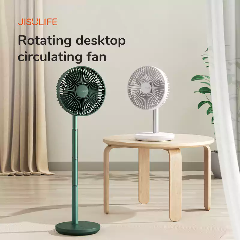 JISULIFE FA13P Auto Rotate Extendable Desk Fan 1