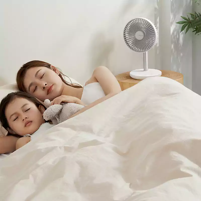 JISULIFE FA13P Auto Rotate Extendable Desk Fan 3