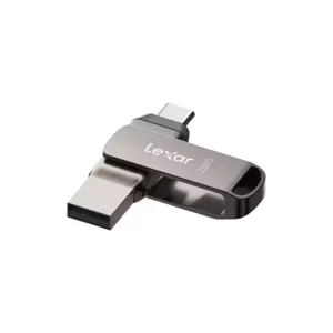 Lexar JumpDrive 256GB Dual Drive D400 USB 3.1 Type-C Flash Drive