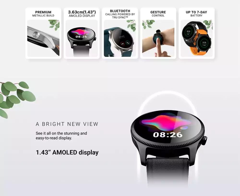 Noise NoiseFit Halo AMOLED Display Smartwatch 1