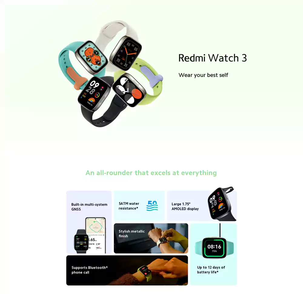 Redmi Watch 3 Bluetooth Calling Smartwatch