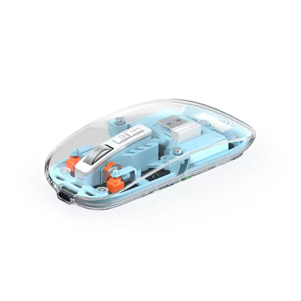 WIWU Crystal Transparent Wireless Mouse 4