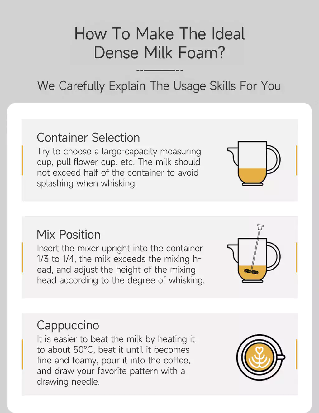 Xiaomi Circle Joy Silver Knight Electric Milk Frother 6