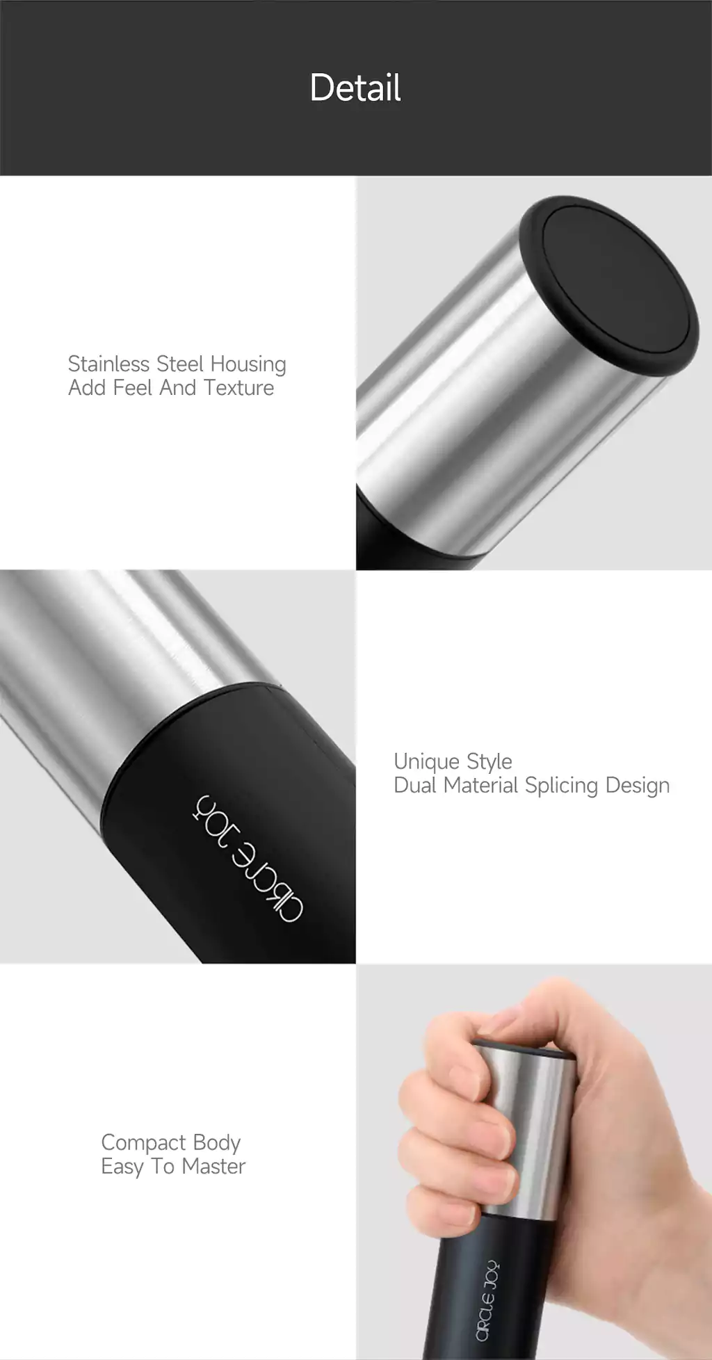 Xiaomi Circle Joy Silver Knight Electric Milk Frother 7