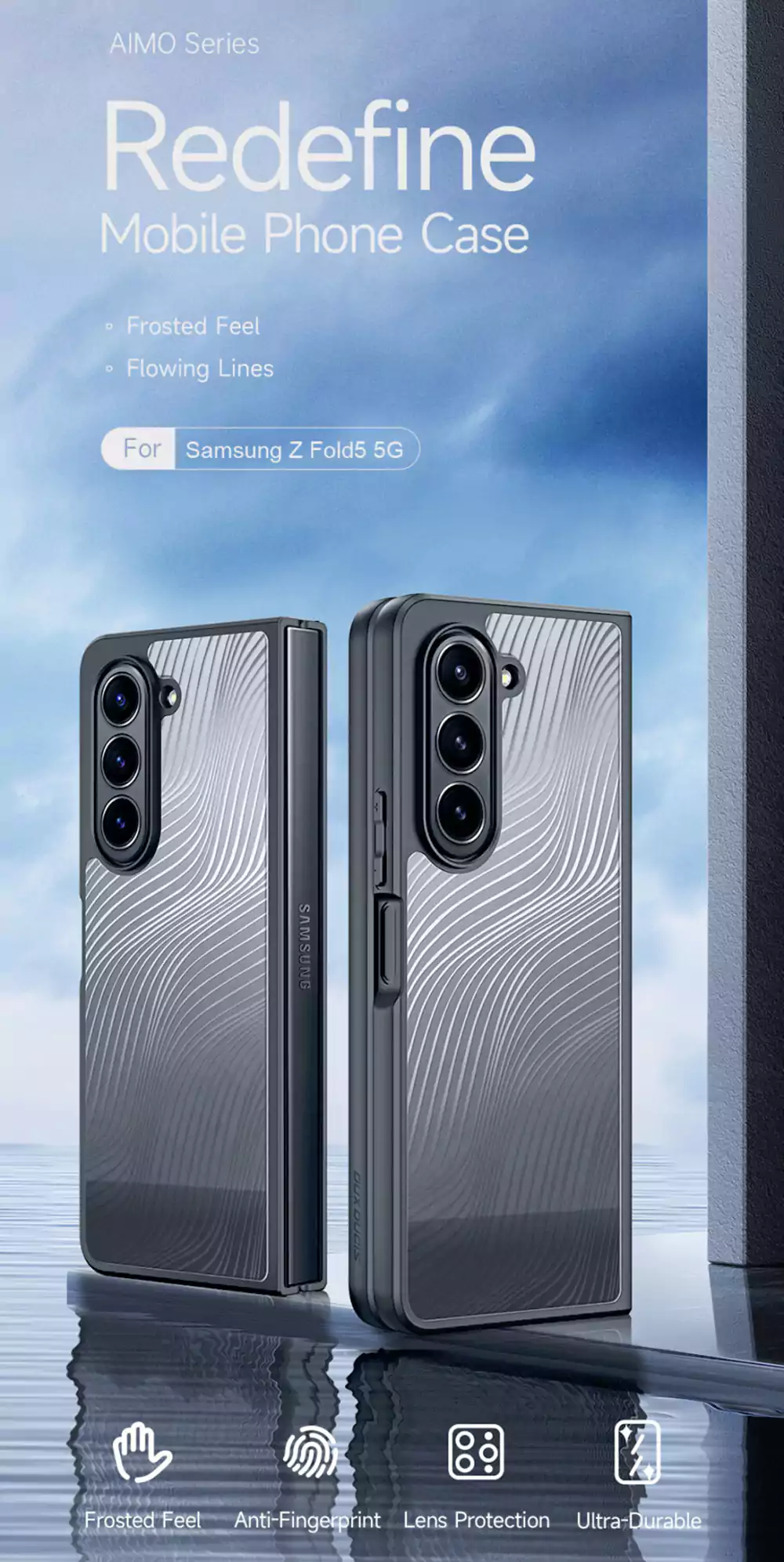 DUX DUCIS Aimo Series Protective Case for Samsung Z Fold5 5G 2