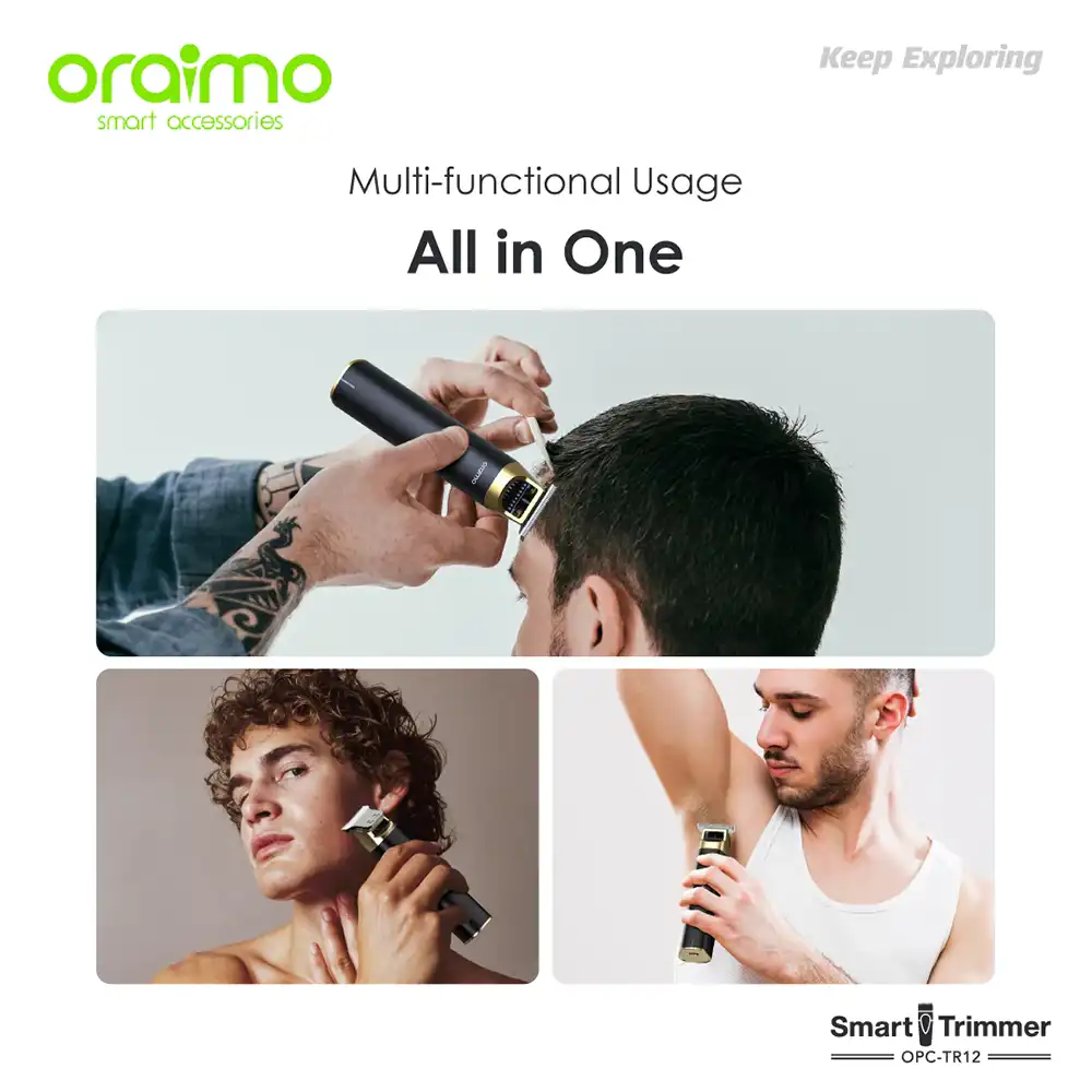 Oraimo OPC-TR12 SmartTrimmer 2 Multi-functional Beard Trimmer 3
