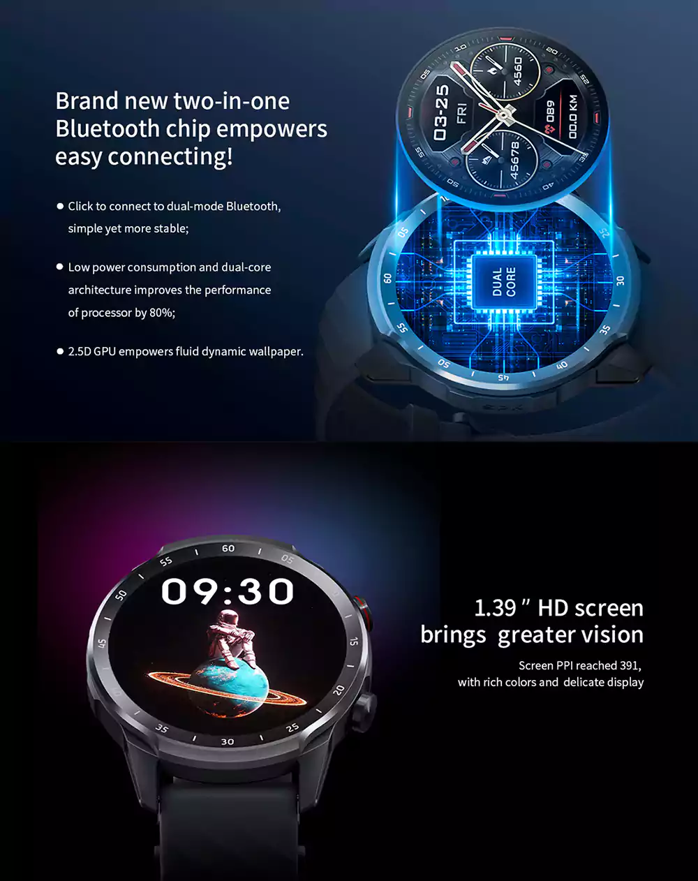 Xiaomi Mibro A2 Bluetooth Calling Smartwatch 3