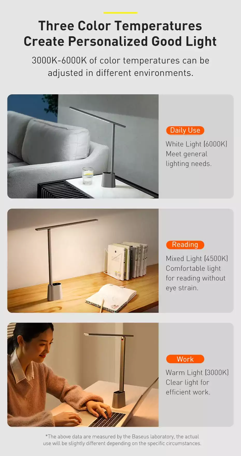 Baseus Smart Eye Series Rechargeable Folding Reading Desk Lamp Smart Light 6