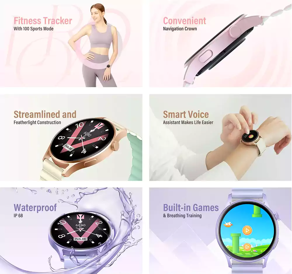 Kieslect Lora 2 Ladies Smartwatch 4