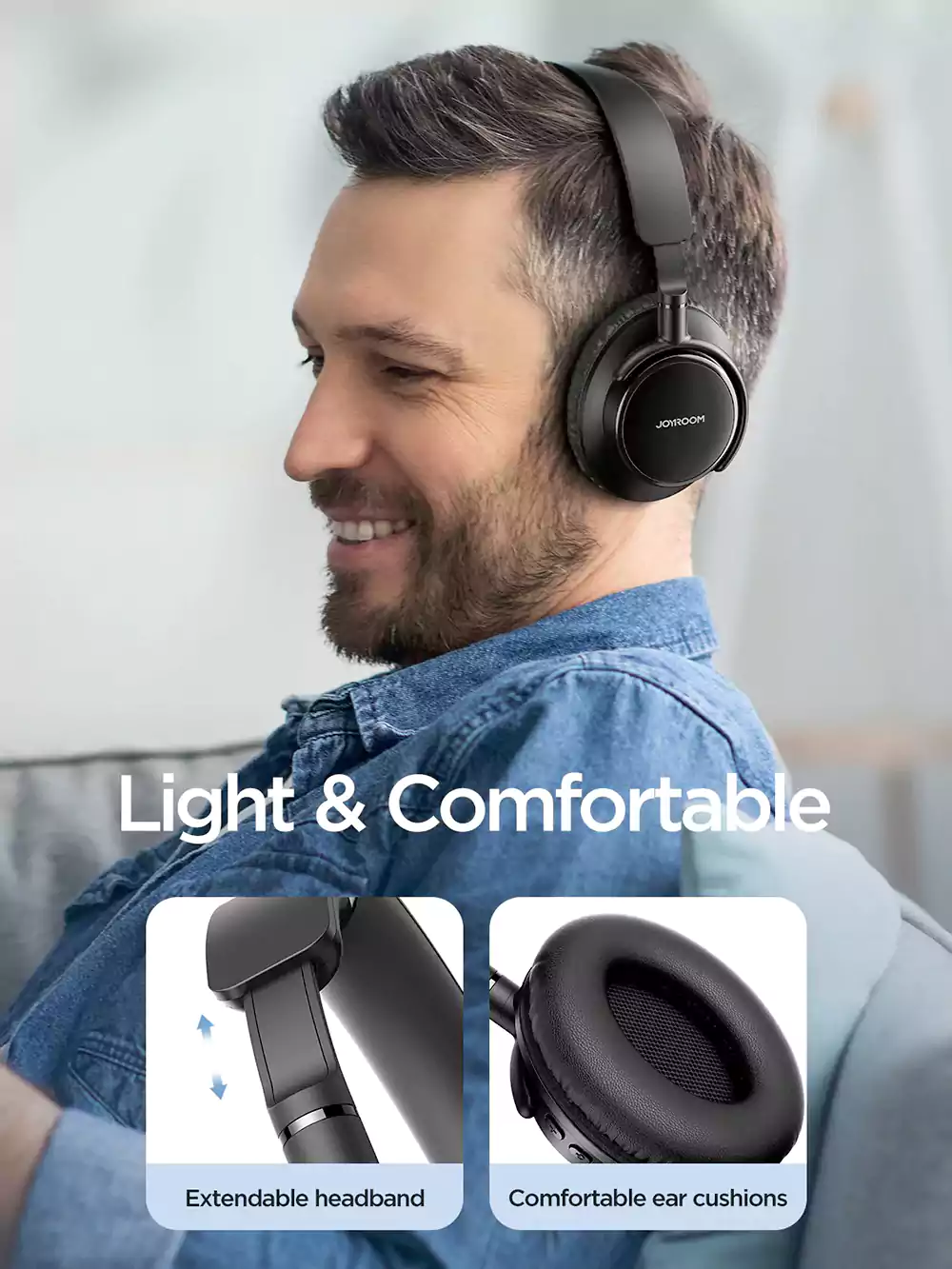 Joyroom JR-OH1 Wireless Bluetooth Headset 4