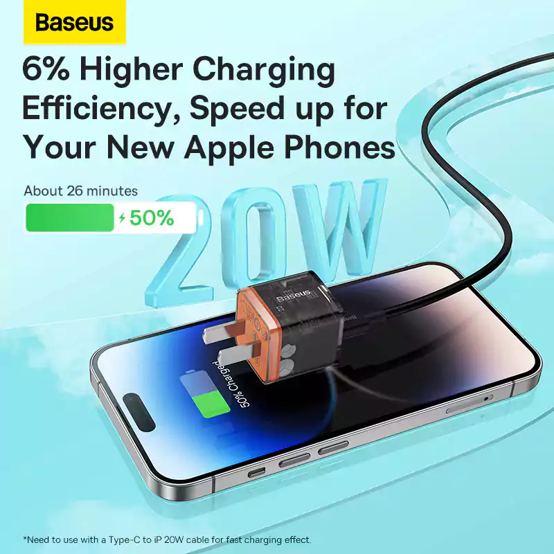Baseus GaN5 20W Fast Charger 3
