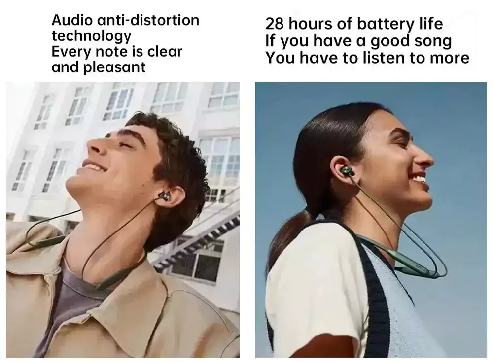 Oppo Enco M33 Active Noise Cancelling Wireless Earphones 7