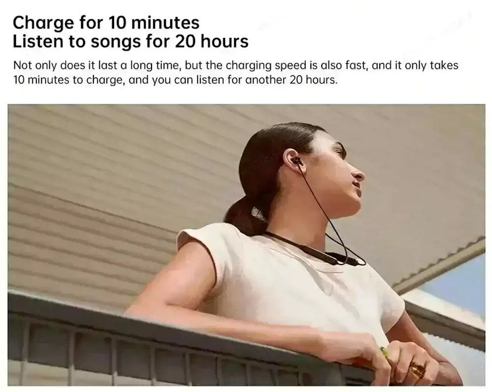 Oppo Enco M33 Active Noise Cancelling Wireless Earphones 9