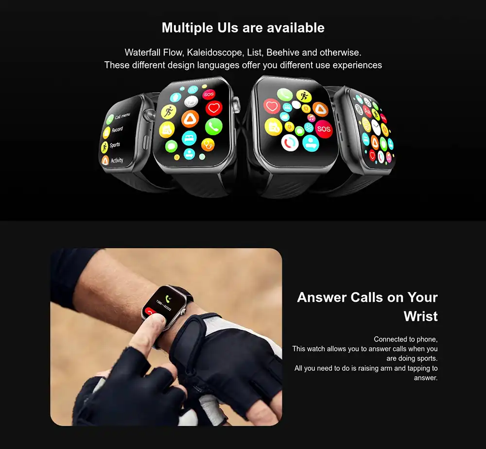 QCY Watch GS2 AMOLED Display Smartwatch 5