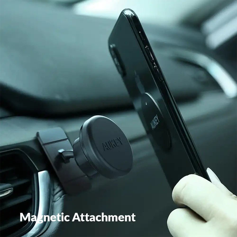 Aukey HD-C13 Magnetic Phone Stand Car Mount Holder 3
