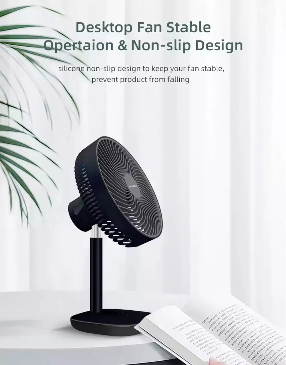 Awei F23 Mini Portable Desk Fan 9