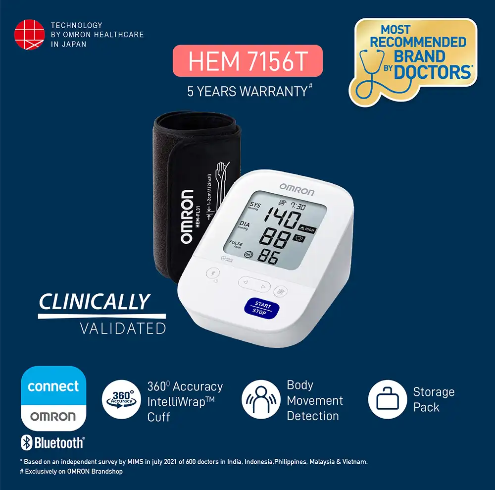 Omron HEM-7156T Blood Pressure Monitor 2